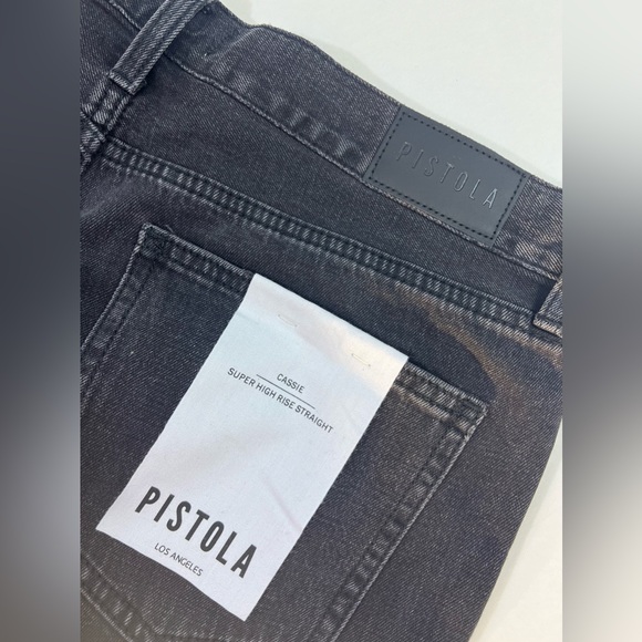 NWT Pistola Cassie Super High Rise Straight in Night Shade Distressed Size:32 - Picture 9 of 14